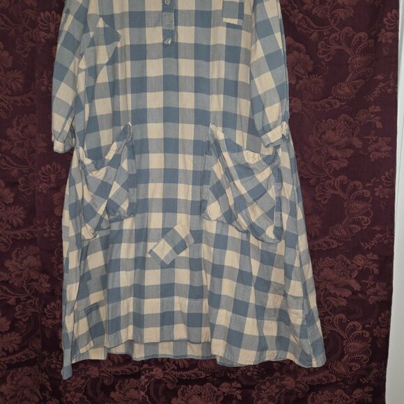 Magnolia Pearl Blue Pink Long Sleeve Shift Dress - Picture 4 of 5